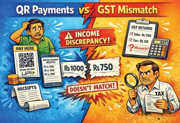 QR Payments Under GST Lens; Traders Face Return Mismatch Queries