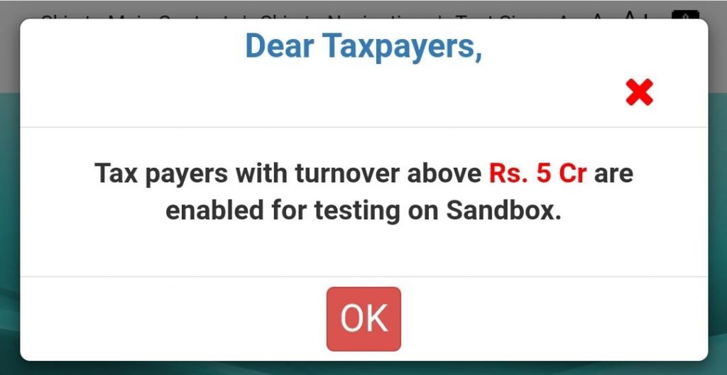 E-invoicing is likely to be soon notified for taxpayers with turnover above Rs. 5 Cr