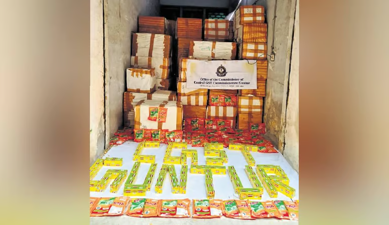 Vijayawada GST officials seize cigarettes, khaini worth Rs 1 crore in tax evasion raid