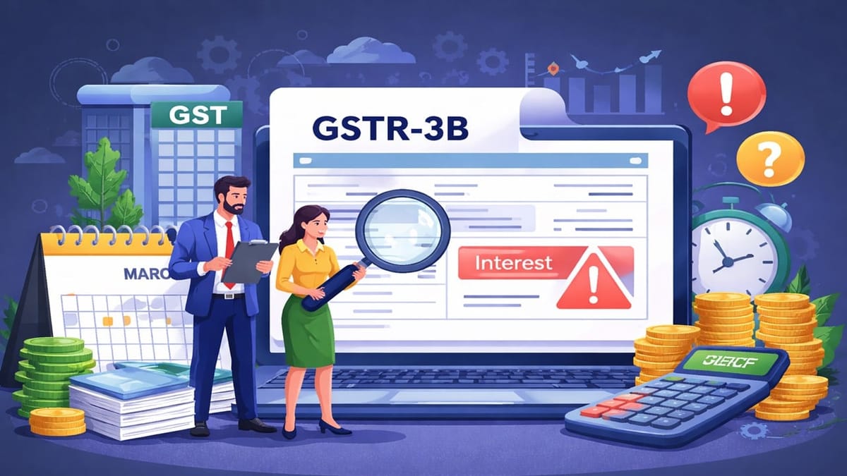 Advisory on Re-Computation of Interest under Table 5.1 of GSTR-3B