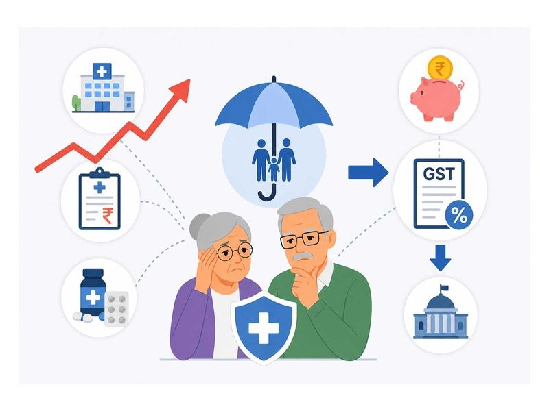Rising Health Insurance Costs for Seniors Demand Urgent GST Reforms