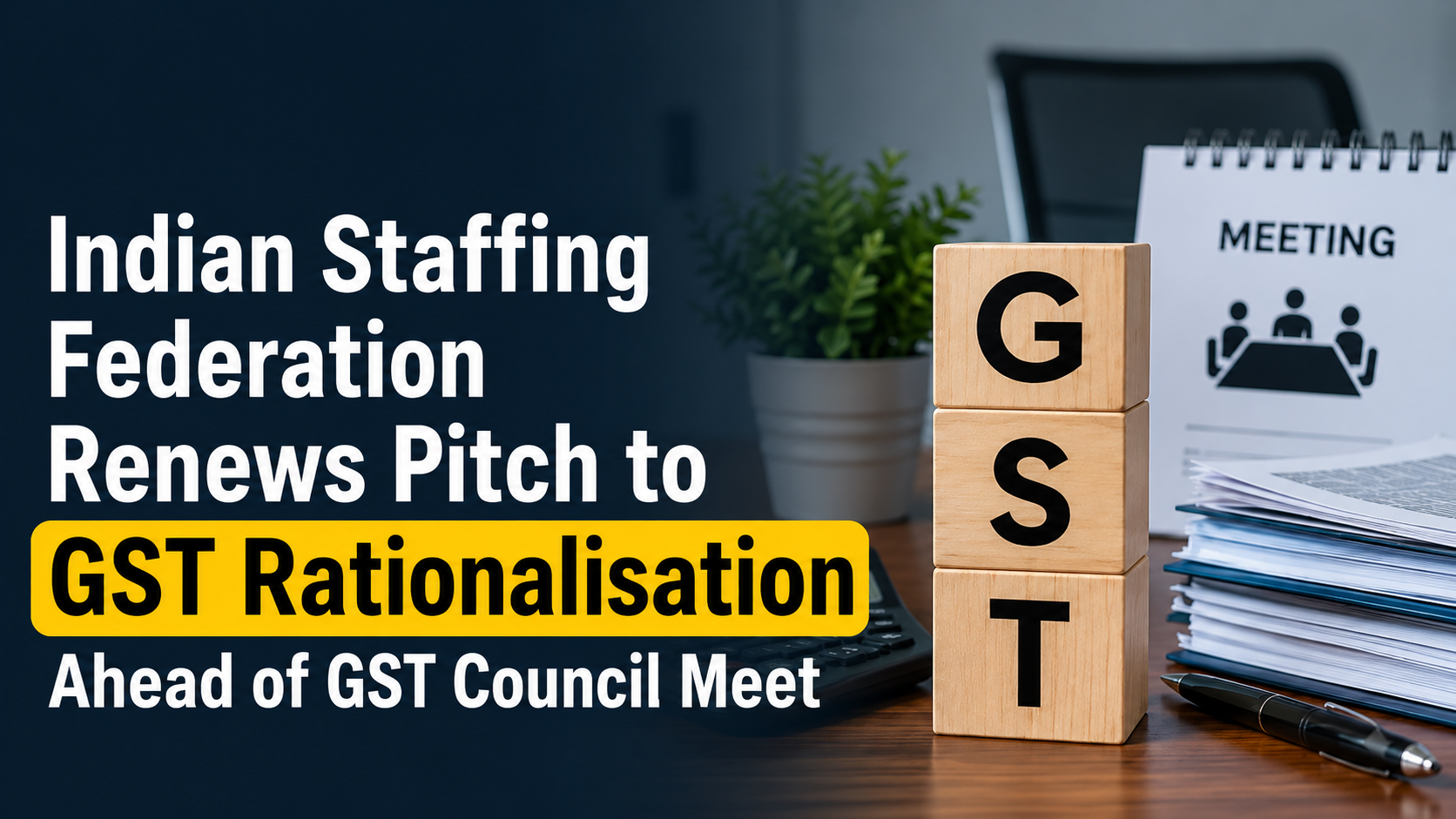 Indian Staffing Federation renews pitch to GST rationalisation ahead of GST Council meet