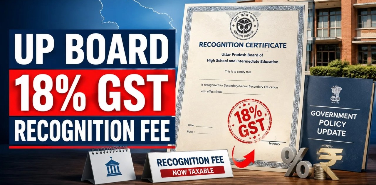 UP Board makes 18% GST mandatory on recognition fee