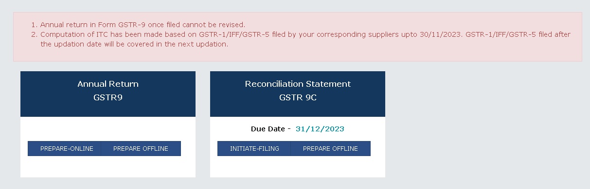 Good News; Computation of Input Tax Credit (ITC) updated in GSTR-9