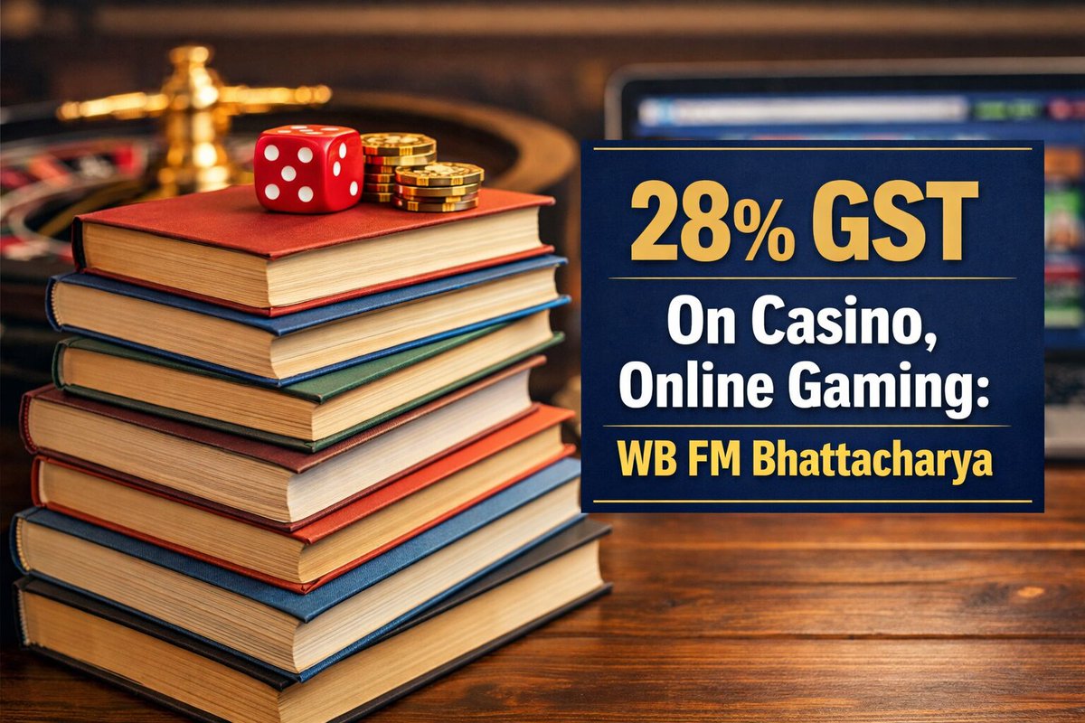 Panel For 28% GST On Casino, Online Gaming: WB FM Bhattacharya