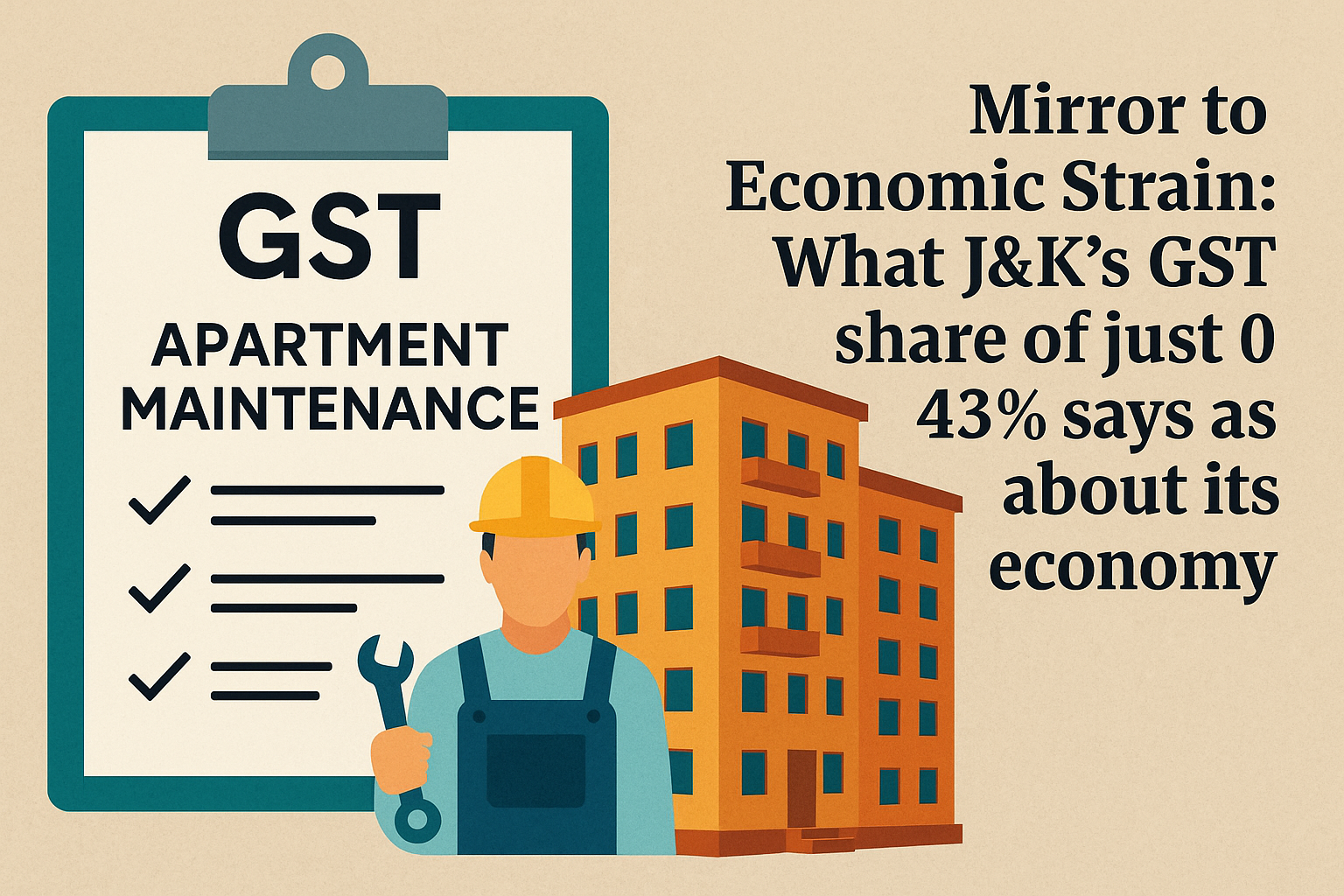 Mirror to Economic Strain: What J&K’s GST share of just 0.43% says about its economy