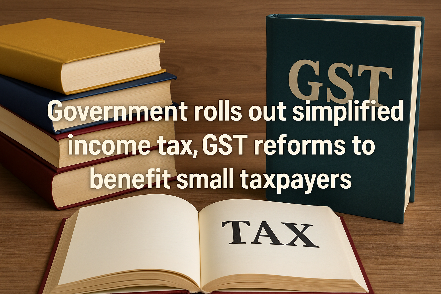 Government rolls out simplified income tax, GST reforms to benefit small taxpayers