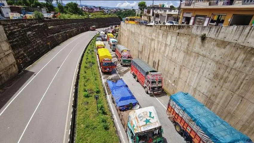 Trucks lying idle as companies hold back inventory for GST 2.0 to take effect