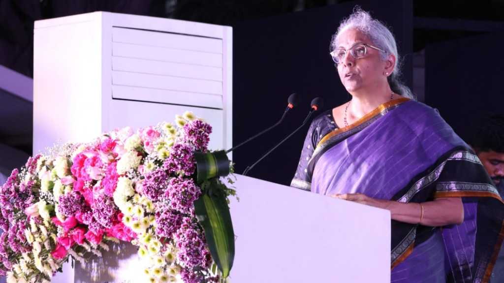 Nirmala Sitharaman says GST decisions were collective, not Centre’s in Chennai event