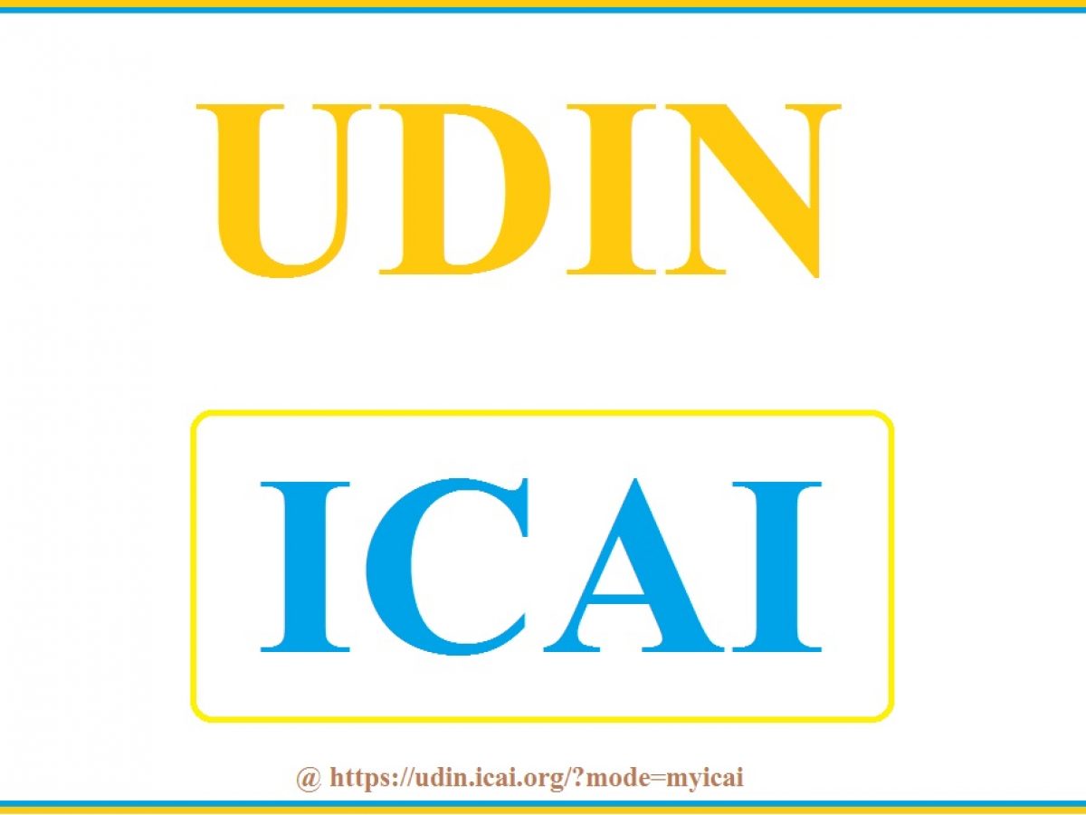 CBDT enabled UDIN update functionality for Forms filed from June 2021 onwards